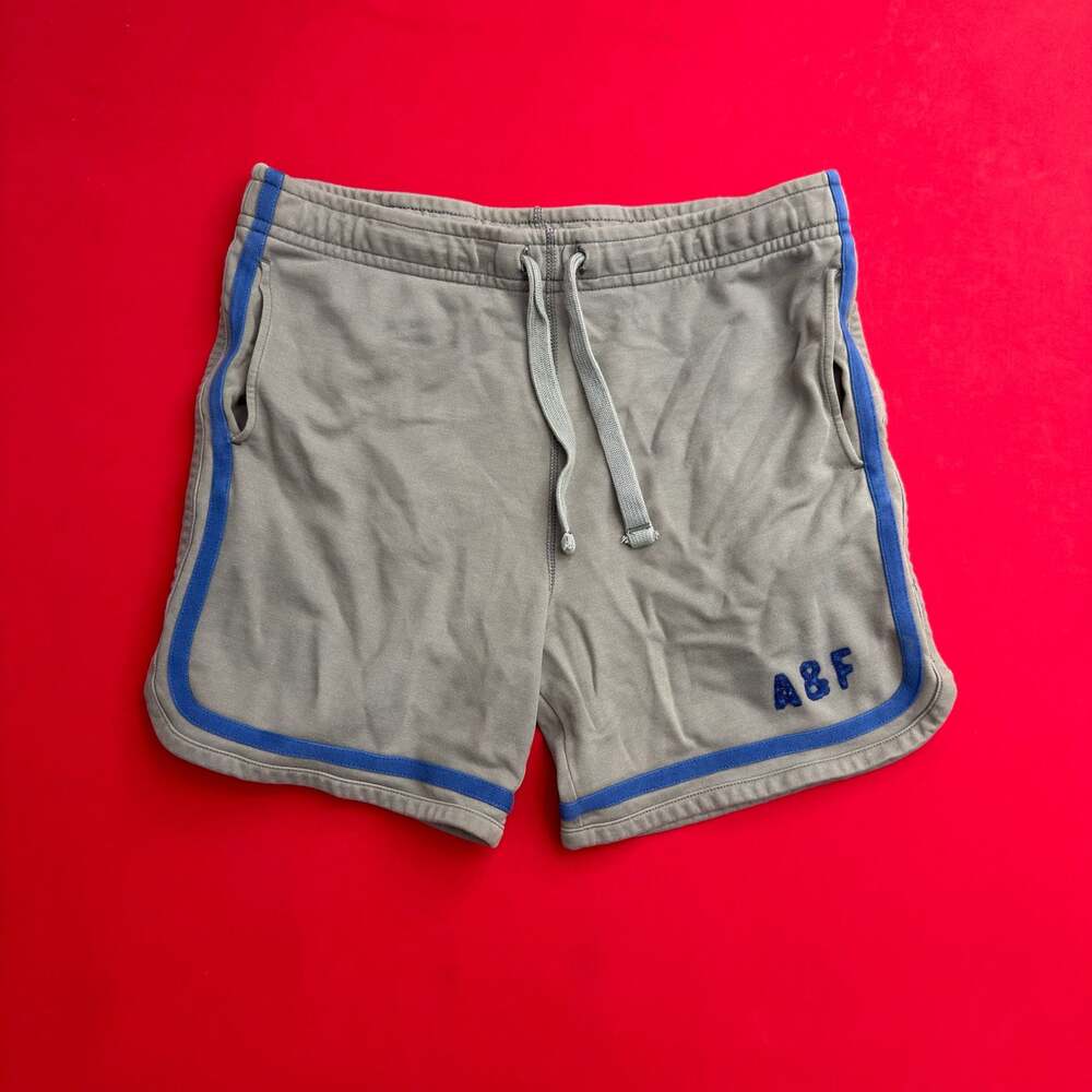 Abercrombie & Fitch Men's shorts size LARGE‎ grey blue